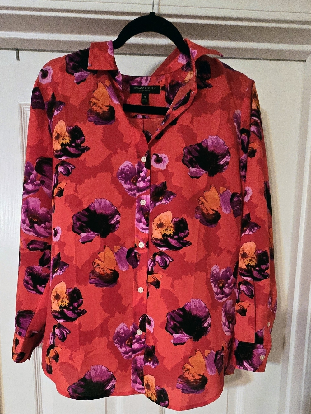 Banana Republic Dillon Classic Fit Floral Button Up Shirt